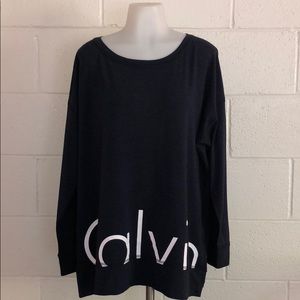 Long-Sleeve, Calvin Klein Stretch Tee